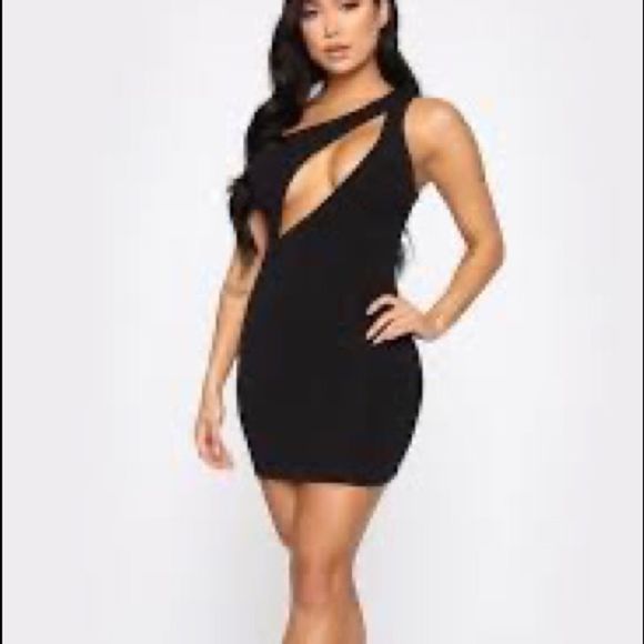 [Fashion Nova] “Cut Me In One Shoulder Mini Dress” - Size Large NWT - Picture 1 of 4